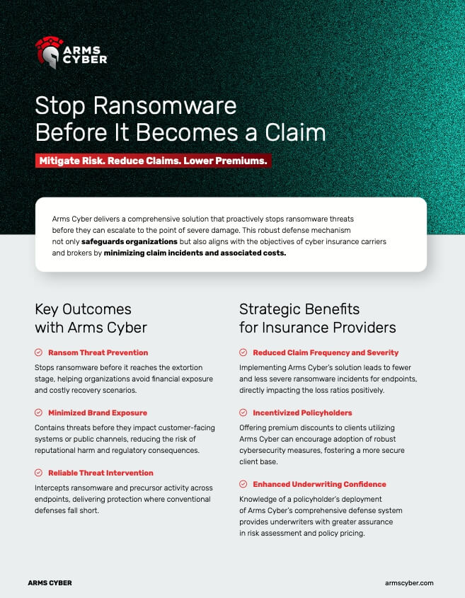 Insurance Carriers One Pager — cover