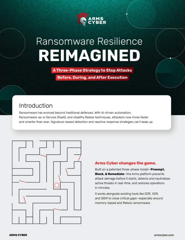 Arms Cyber Resilience Whitepaper — cover