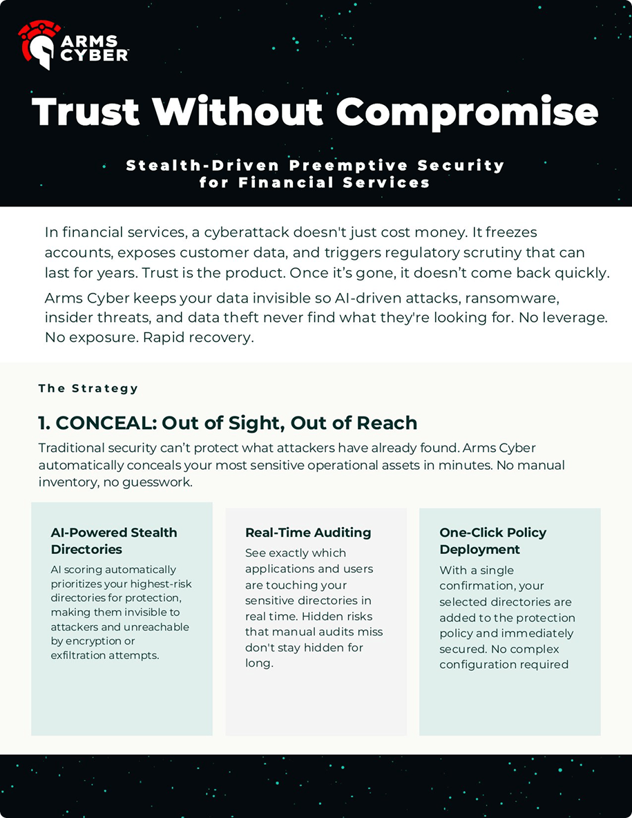 Trust Without Compromise — Arms Cyber solution brief