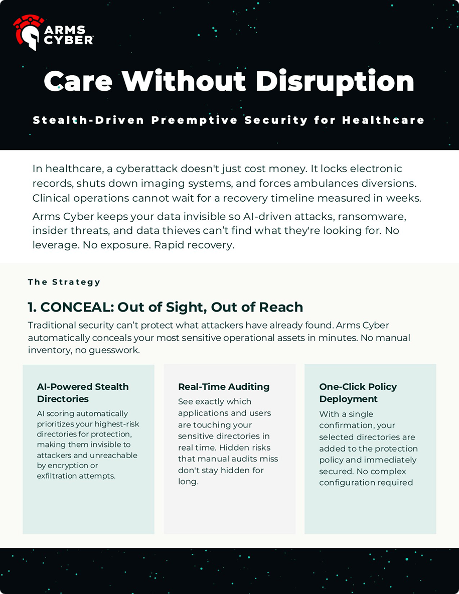 Care Without Disruption — Arms Cyber solution brief