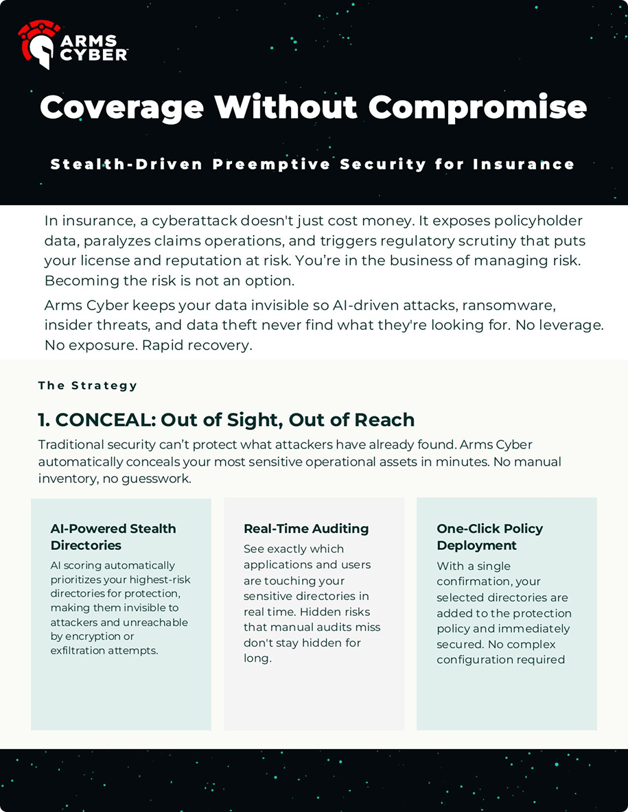 Coverage Without Compromise — Arms Cyber solution brief