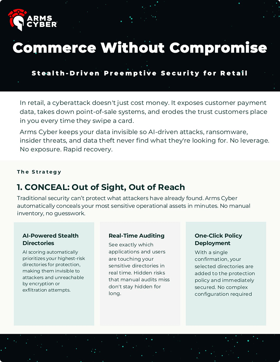 Commerce Without Compromise — Arms Cyber solution brief